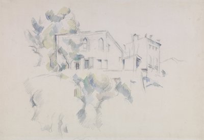 View of the Château Noir by Paul Cézanne